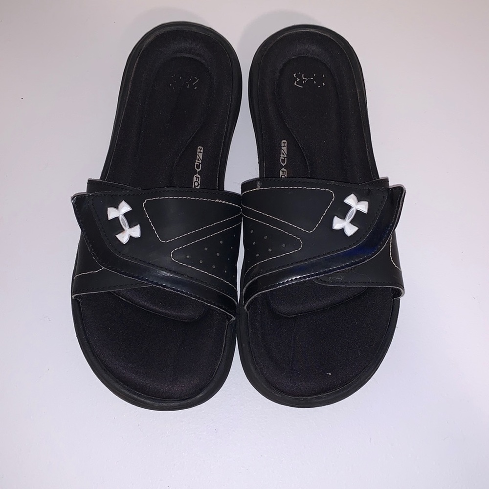 Black Under Armour Slides